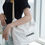 Thumbnail: 22 small gloves white black buckle – CHL114