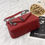 Thumbnail: oversized leather shoulder bag with zipper closure – SLY185