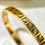 Thumbnail: FENDI FF gold bracelet