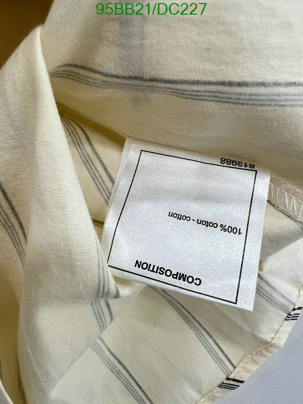 Thumbnail: Chanel Striped Long Sleeve Cotton Button-Down Shirt