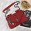 Thumbnail: oversized leather shoulder bag with zipper closure – SLY185
