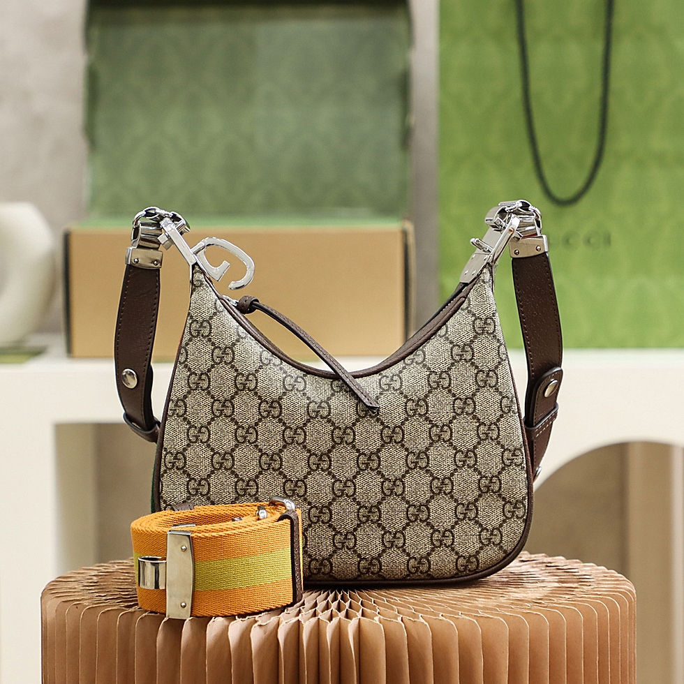 Thumbnail: Gucci Replica Attache Shoulder Bag – Fake Gucci Knock Off Croissant Design