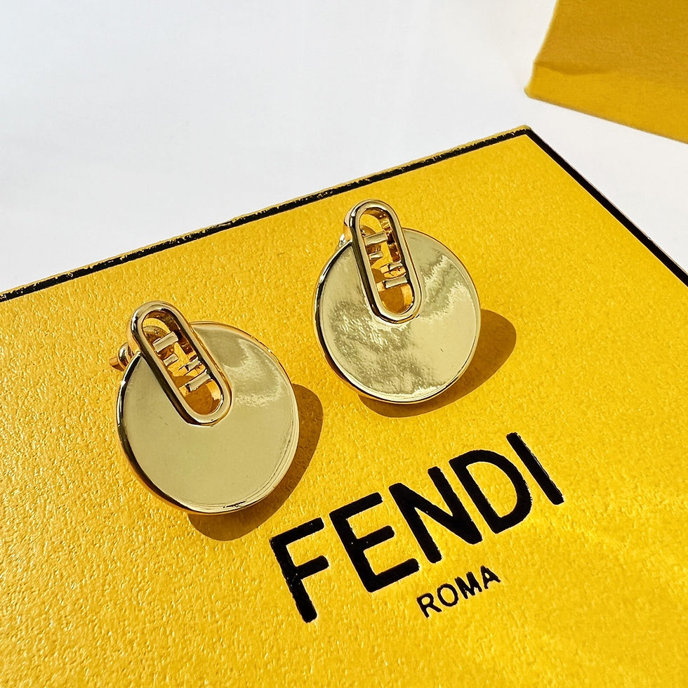 New FENDI stud earrings