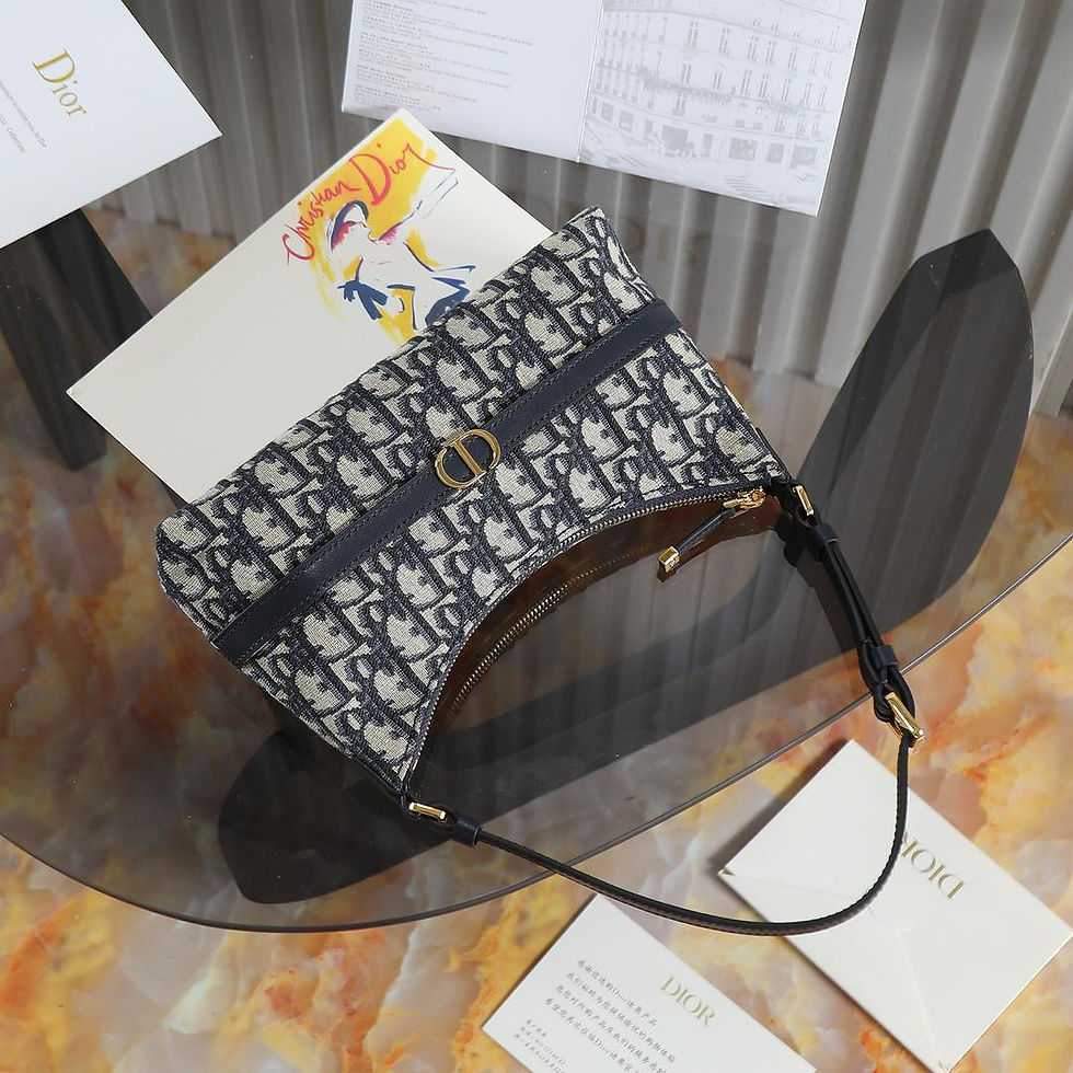 Thumbnail: Dior Bag Replica Monogram Shoulder Bag – Gold Hardware Replica Dior Fake Dior Bag