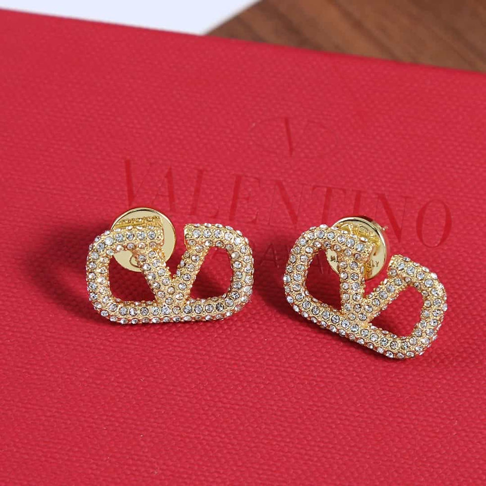 Valentino full of diamond earrings