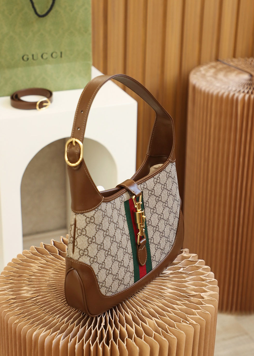 Thumbnail: Designer Bag Leather Bag GCI Bags - 630