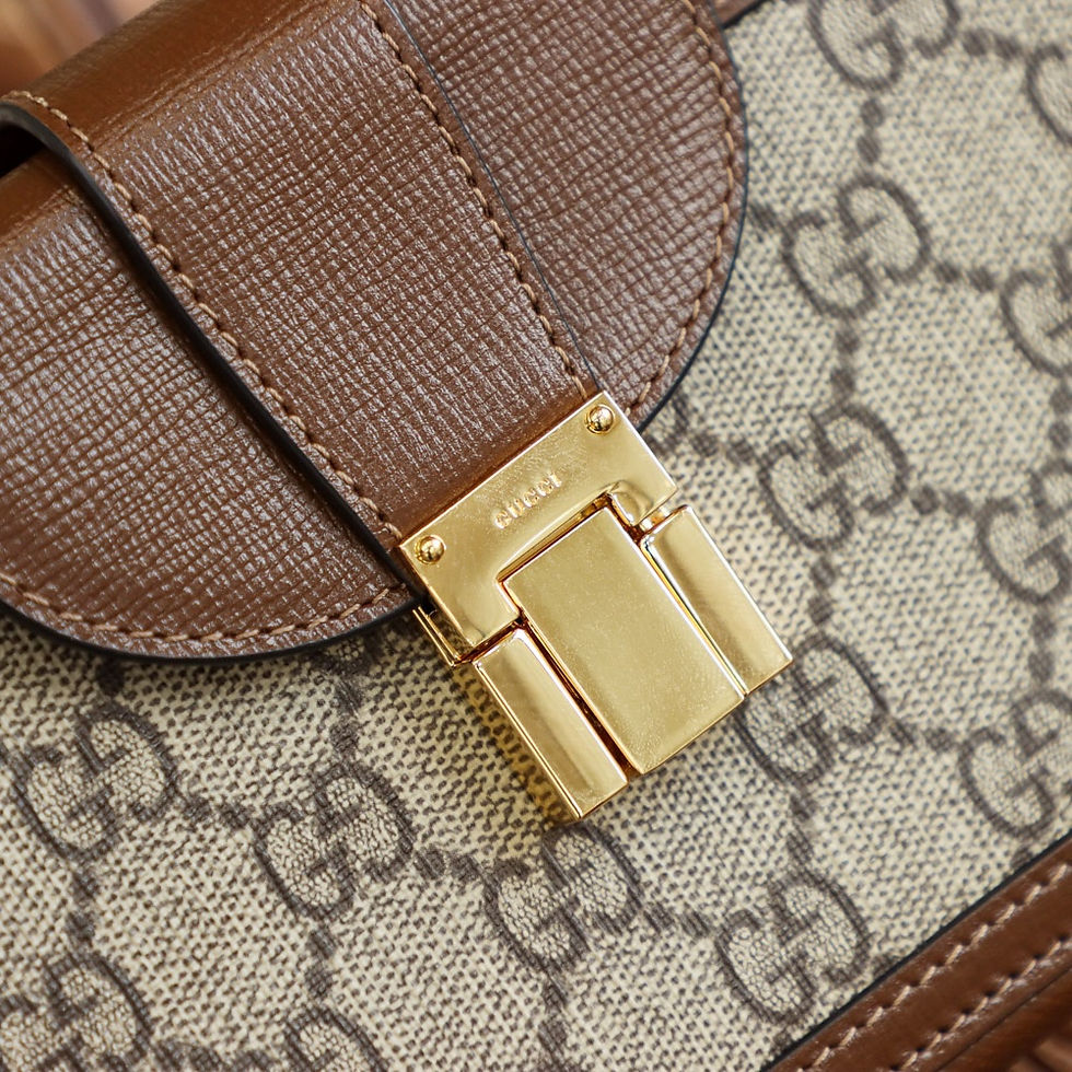 Thumbnail: Fake Gucci Mini Backpack – GG Interlock Replica Gucci Clamshell