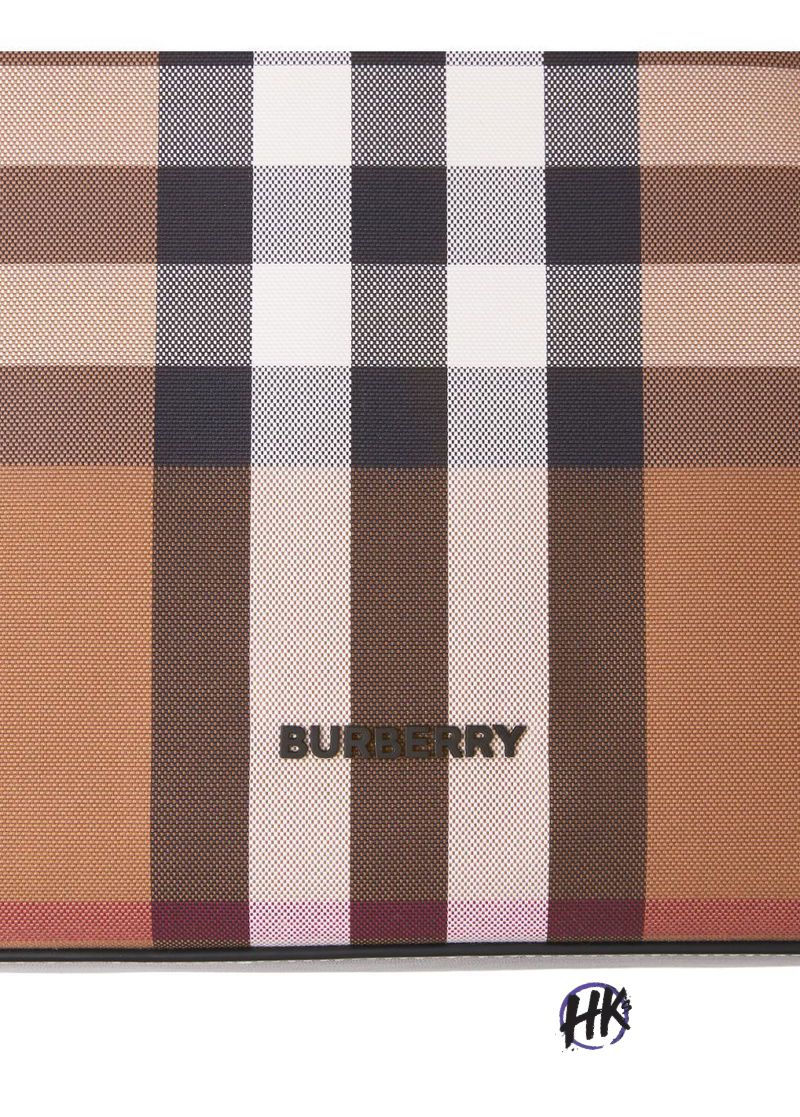 Thumbnail: Handbag check cotton canvas bag – BUR77