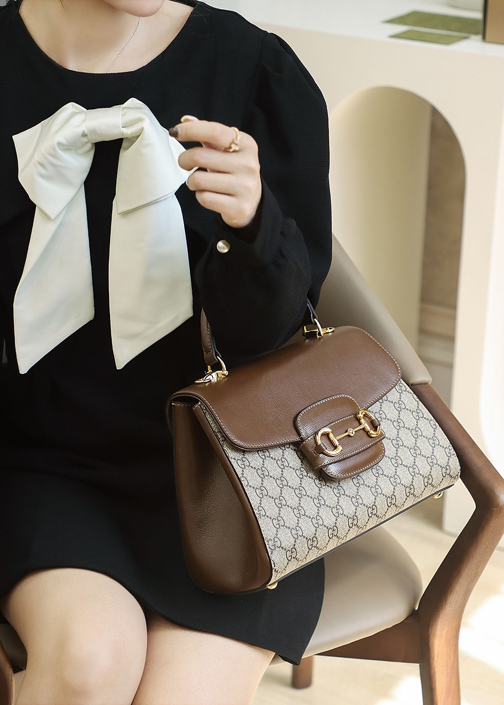 Miniaturbild: Designer Bag Leather Bag GCI Bags - 636
