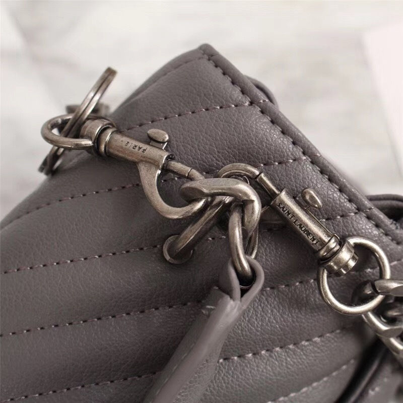 Thumbnail: compact leather shoulder bag with magnetic flap – SLY182