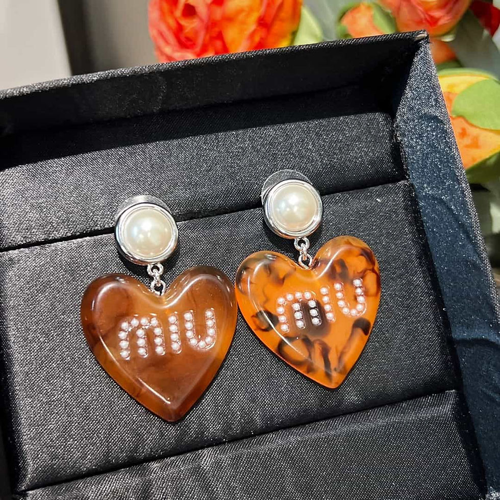Thumbnail: Studded crystal earrings - MUI020