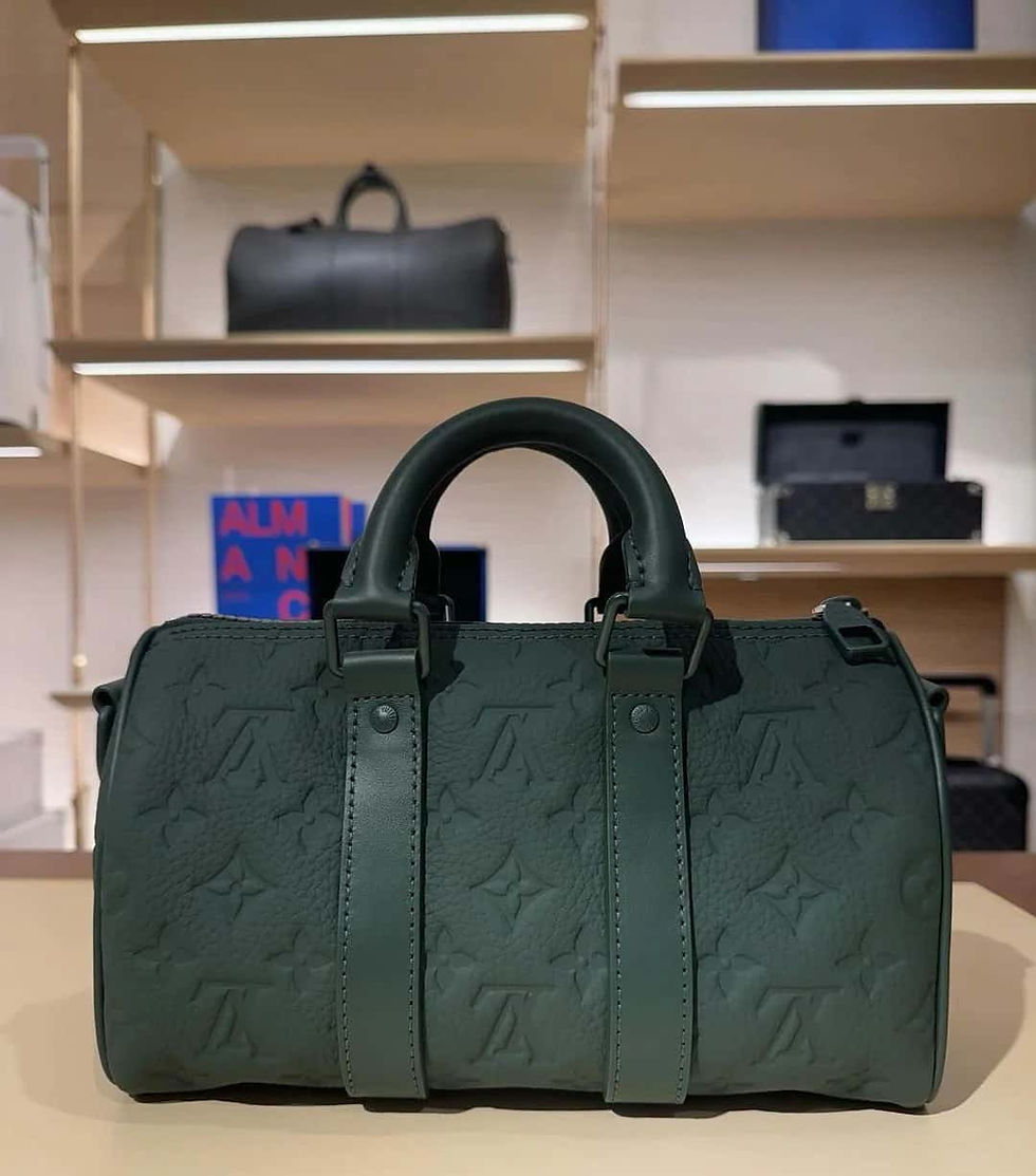 Thumbnail: Louis Vuitton M24432 Keepall 25 Dark Green Duffle