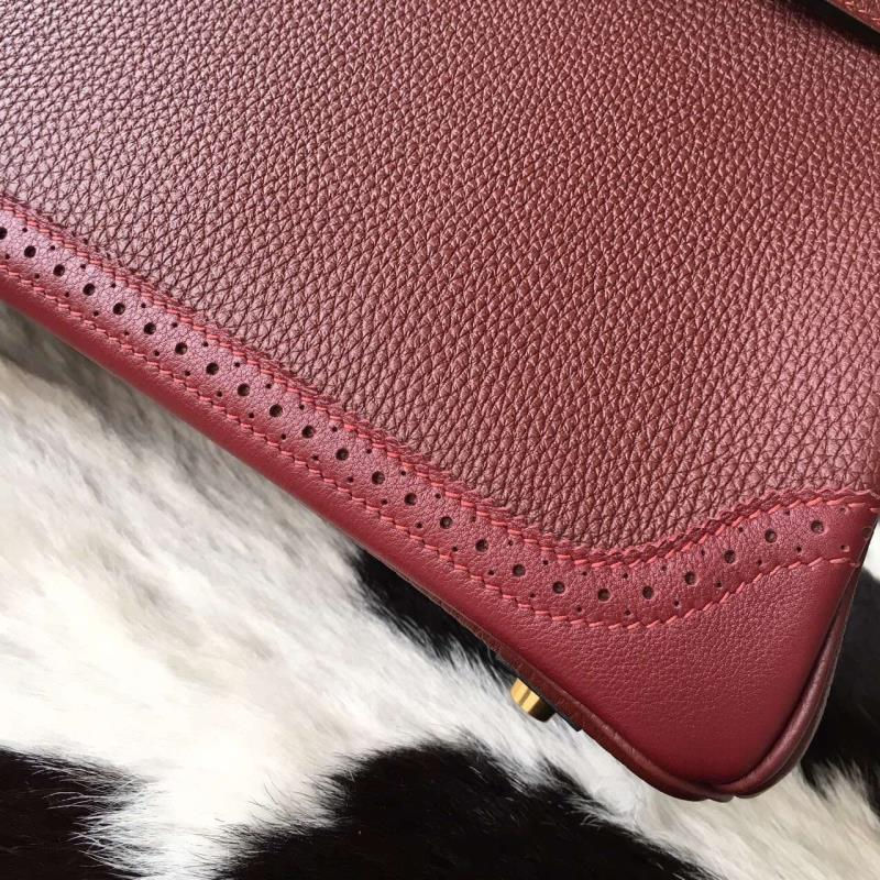 Thumbnail: rectangular leather with top ha – HRM168