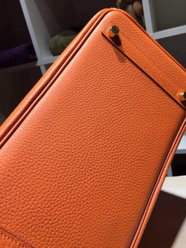 Thumbnail: rectangular leather with top ha – HRM191