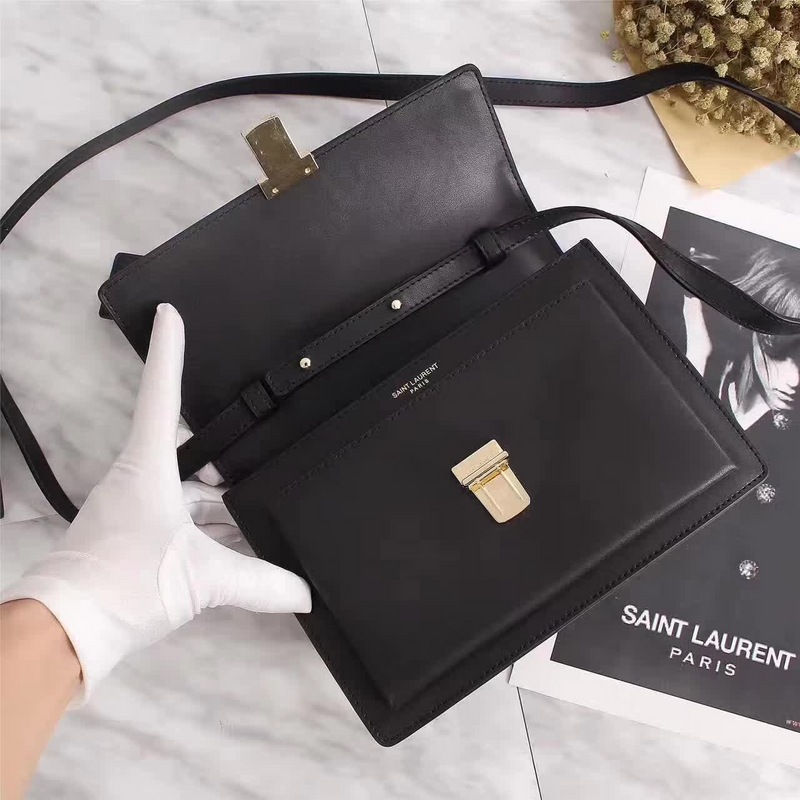 Thumbnail: oversized leather shoulder bag with top handle – SLY158