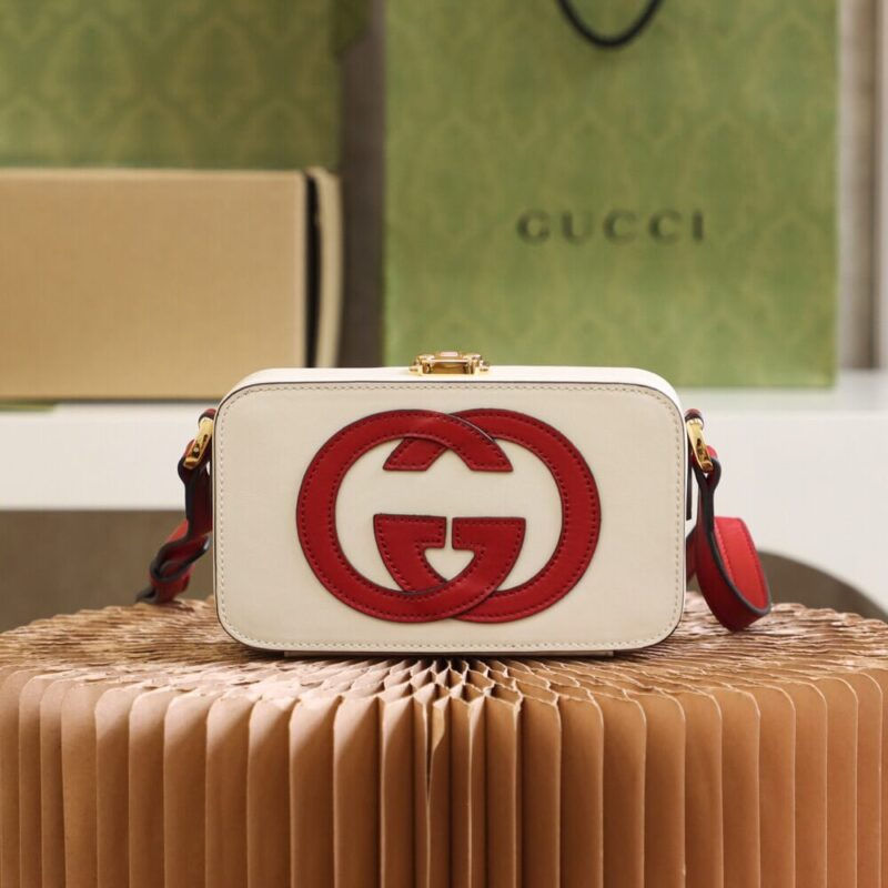 Thumbnail: Fake Gucci Interlocking G – Retro Mini Box Replica Gucci Bag