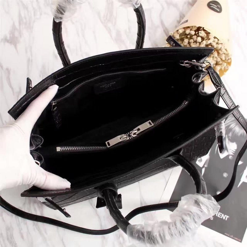 Thumbnail: quilted leather shoulder bag with top handle – SLY147