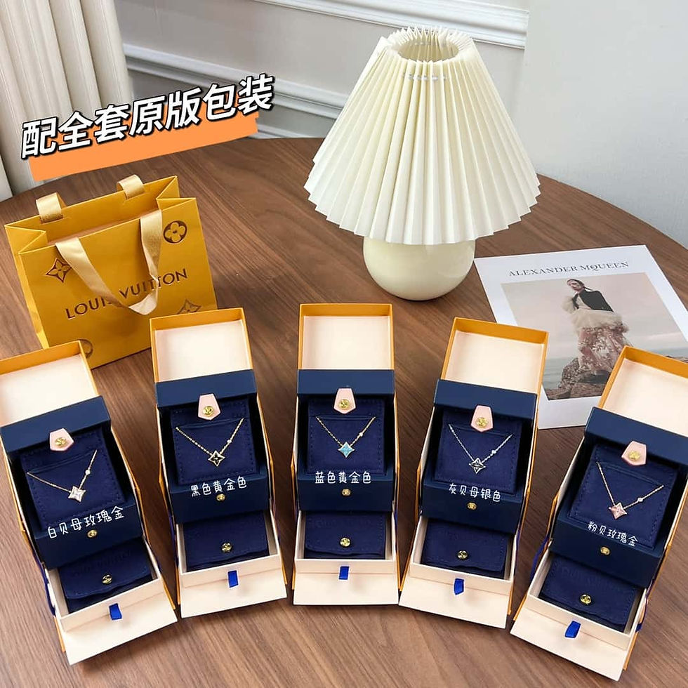 Thumbnail: Louis Vuitton lv diamond mother necklace