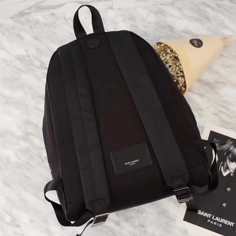 Thumbnail: textured leather backpack with card slots – SLY93