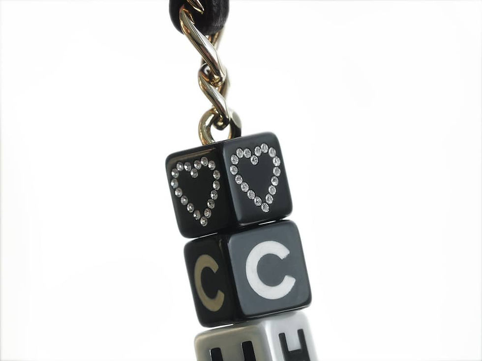 Thumbnail: Chanel 23C Early Spring Vacation Series Dice Square Fatty Genuine Leather Black | Fashion Haven
