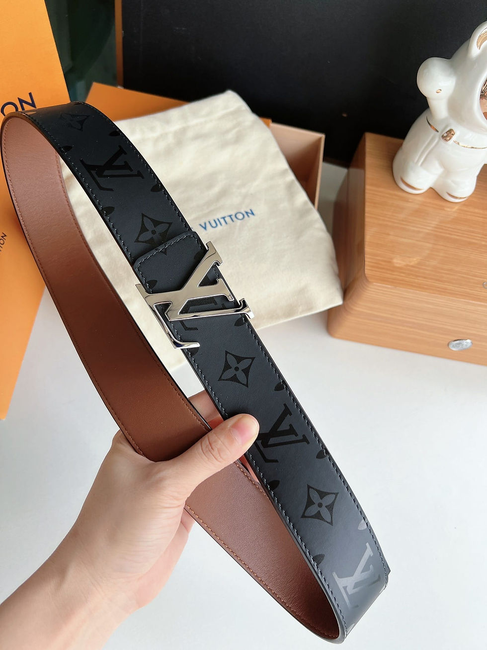 Miniaturbild: Designer Leather Belt LOV Belt - 5592