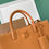 Thumbnail: Italian tanned grained leather tote bag – BUR237