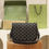 Thumbnail: Gucci Replica Horsebit 1955 Denim Bag – Fake Gucci Knock Off Black Saddle