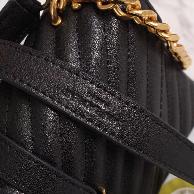 Thumbnail: compact leather shoulder bag with top handle – SLY189