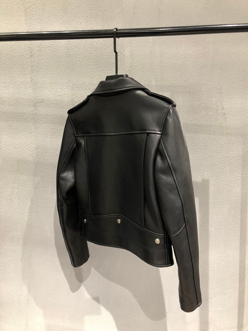 Thumbnail: Ysl Zip Up Leather Biker Jacket For Her