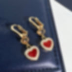 Thumbnail: Chopin HAPPY DIAMONDS ICONS love stud earrings