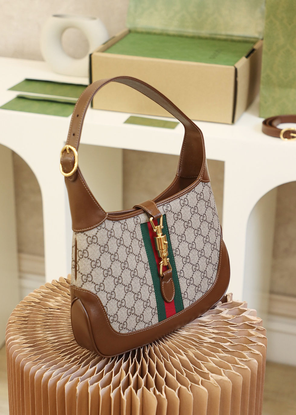 Thumbnail: Designer Bag Leather Bag GCI Bags - 630