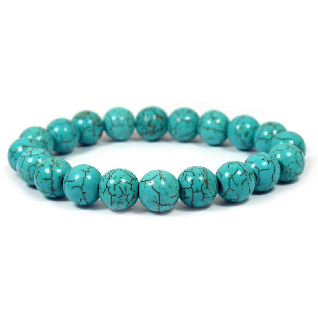 Turquoise Bracelet,Beaded Bracelet,8mm Turquoise Bead,Healing,Gemstone Bracelet