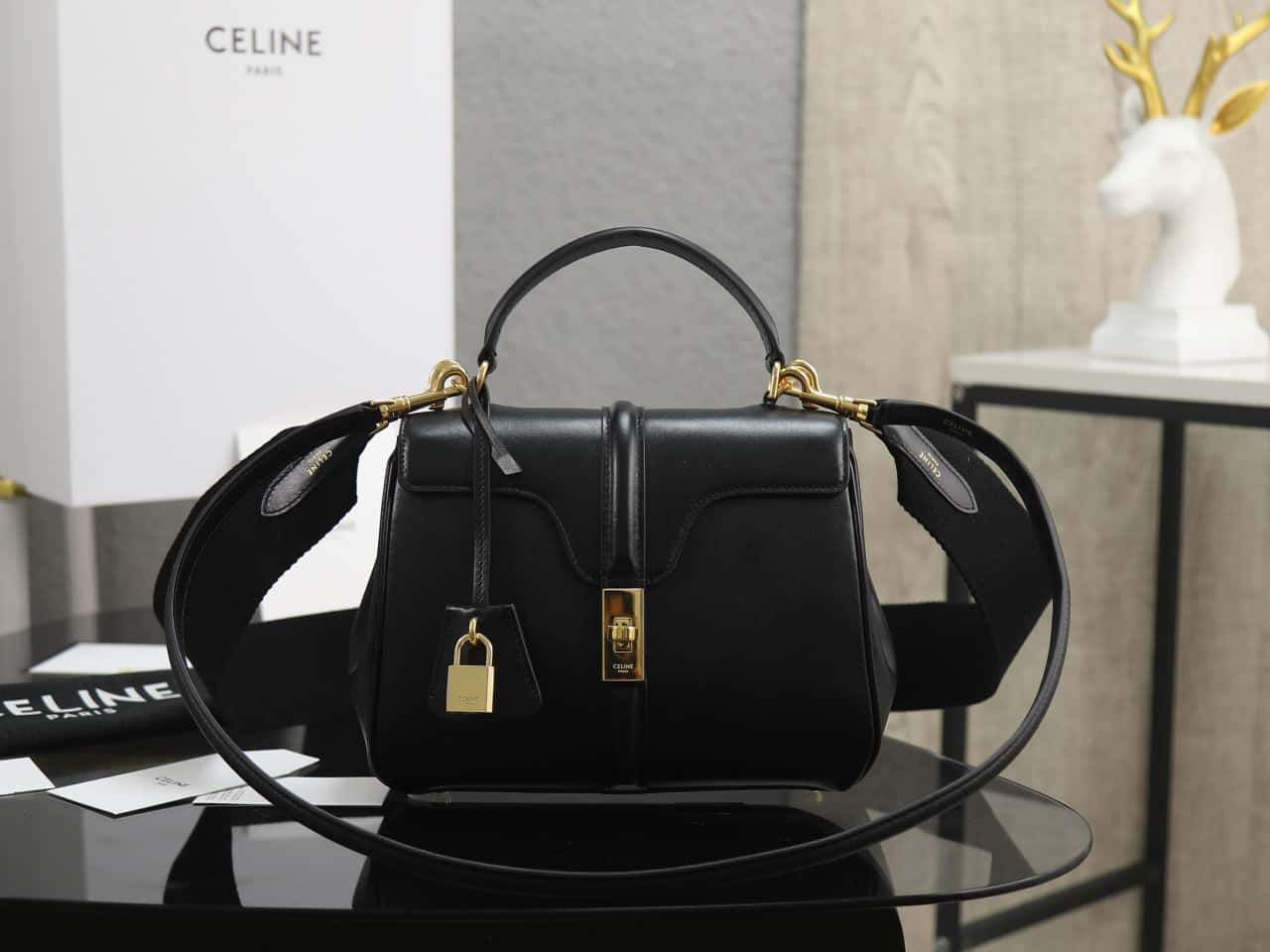 Celine Pocket Handbag Dupe Hôtel Colbertt | Classic Replica Shoulder Bag