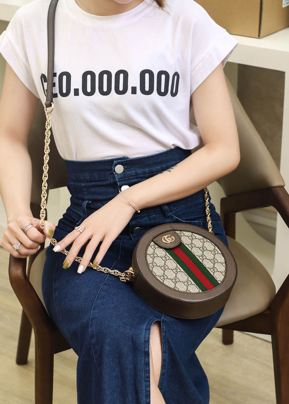 Thumbnail: Designer Bag Leather Bag GCI Bags - 617