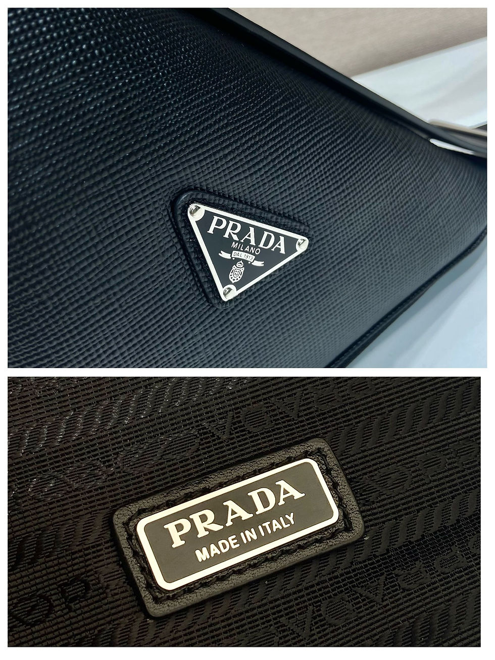 Thumbnail: Imported Cross Grain Leather Belt Triangle Bag – PAR25