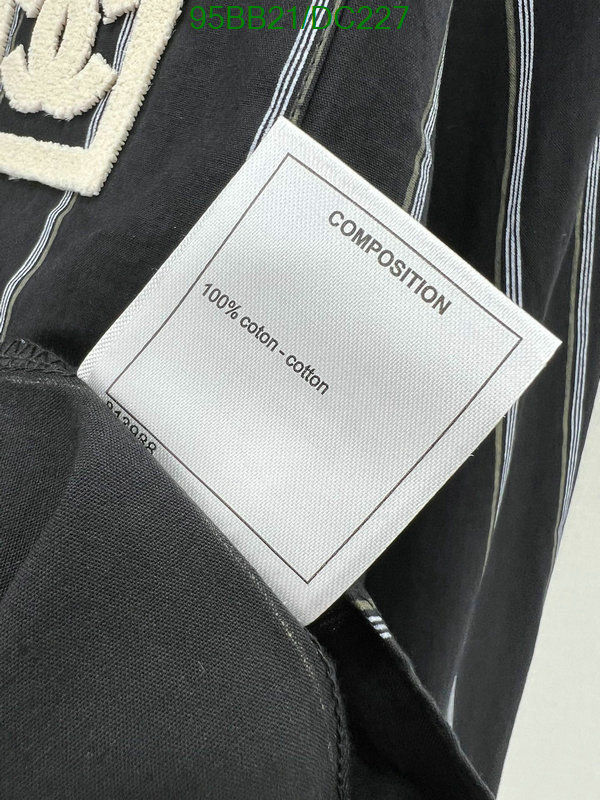 Thumbnail: Chanel Striped Long Sleeve Cotton Button-Down Shirt