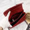 Thumbnail: oversized leather shoulder bag with zipper closure – SLY185