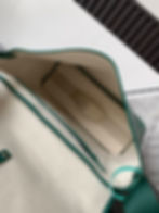 Thumbnail: foldable raffia tote bag with inner divider – GOY47
