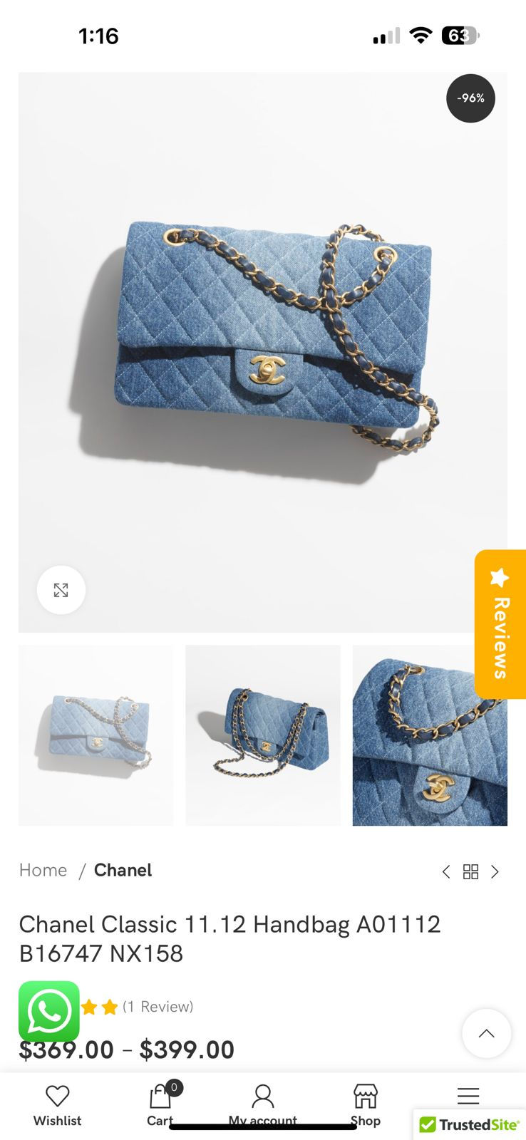 Thumbnail: Designer classic handbag – CHL37