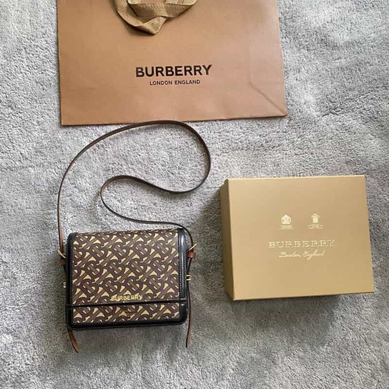 Italian tanned leather grace bag – BUR131