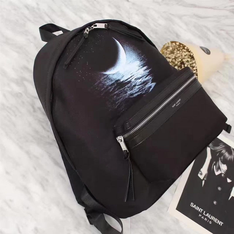 Thumbnail: textured leather backpack with card slots – SLY93