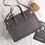 Thumbnail: foldable leather shoulder bag with chain strap – SLY186