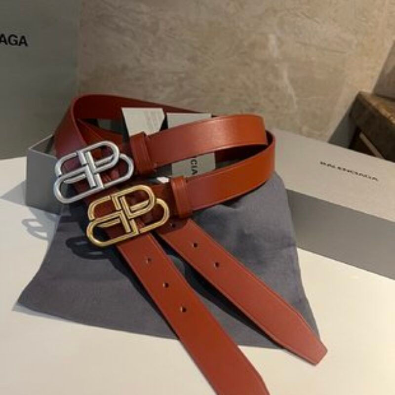 Balenciaga 3.0cm lock buckle BB belt