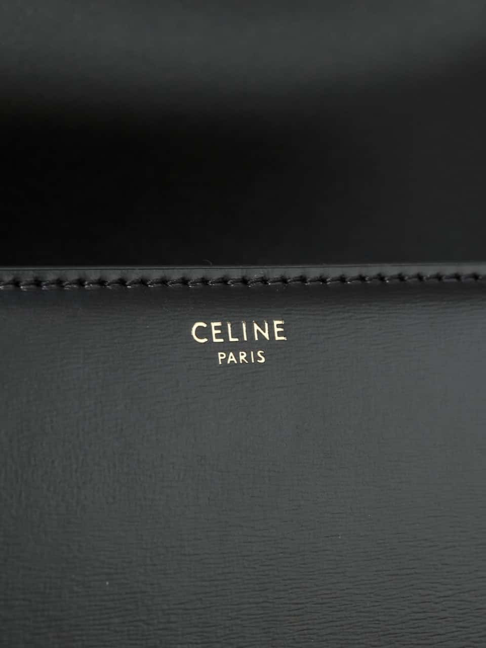 Thumbnail: Teen Triomphe Shiny Cow Leather Handbag – CEL315
