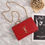 Thumbnail: oversized leather crossbody bag with gold hardware – SLY133