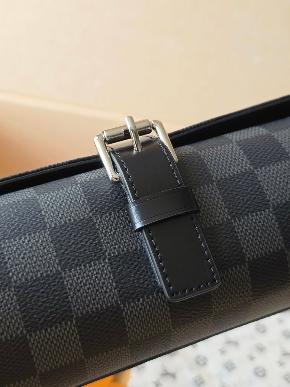 Thumbnail: LV watch roll replica Louis Vuitton Damier Graphite 3-Watch Roll Case LV copies