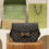 Thumbnail: Gucci Replica Horsebit 1955 Denim Bag – Fake Gucci Knock Off Black Saddle