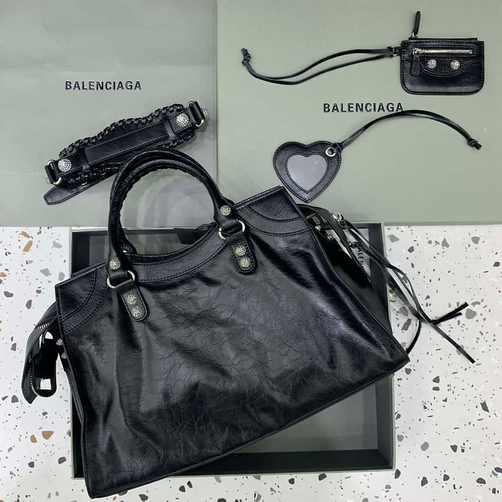 Fake Balenciaga Neo Cagole Silver Hardware Motorcycle Bag | Fashion Haven