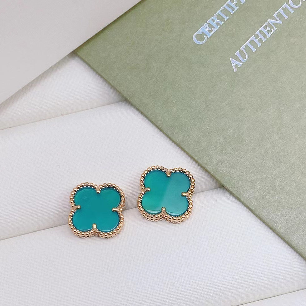 Thumbnail: Designer Bag LOV Earrings - 5192