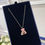 Thumbnail: The same style as Tang Yan, Swarovski Heartbeat Teddy Bear Full Diamond Necklace